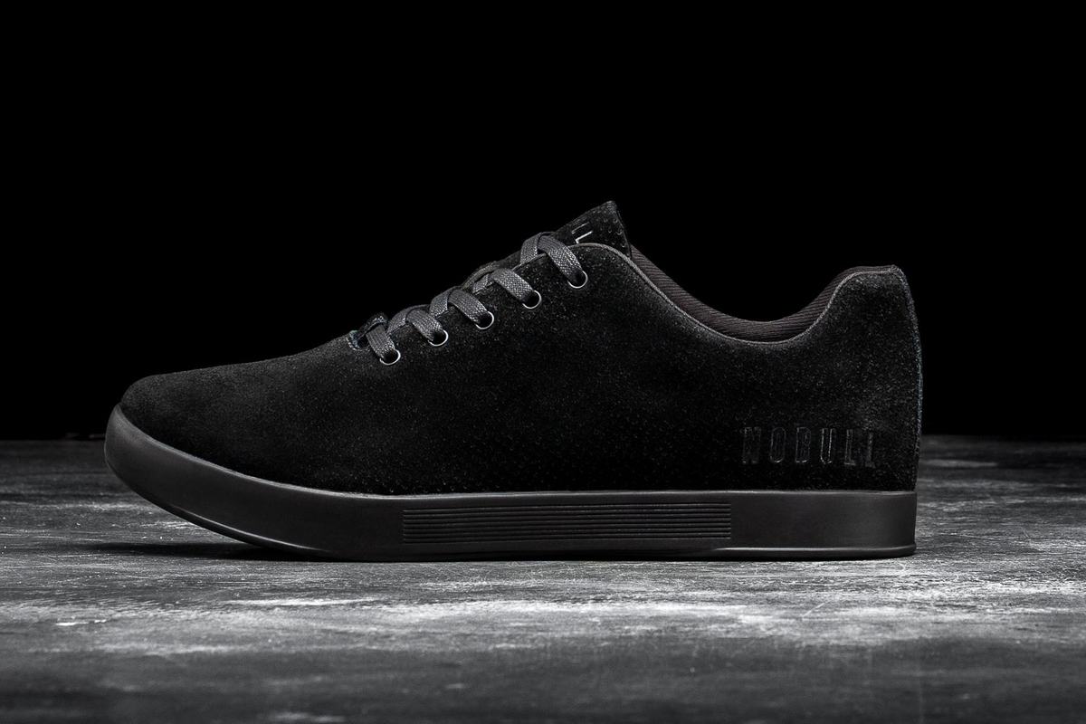 Nobull Suede Men\'s Trainers Black | Australia (YT3879)